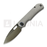 Kunwu Knives - Excalibur Compact Verta - DLC - Titanium, Honeydew Texture
