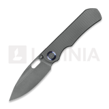 Kunwu Knives - Excalibur - Stonewashed - Titanium, Diamond Texture