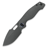 Kunwu Knives - Gringo - Stonewashed - Titanium, Honeydew Texture