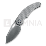 Kunwu Knives - Padre - Satin - Titanium, Diamond Texture