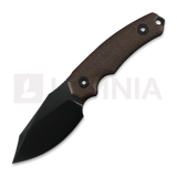 Kunwu Knives - Stiffy D. - DLC - Micarta, брунатний