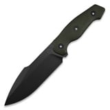 Kunwu Knives - Stiffy G. - OD Green Micarta - Teflon
