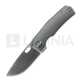 Kunwu Knives - Tao III - Satin - Titanium, Orange Peel Texture