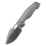 Kunwu Knives - Verta Gringo - Orange Peel Texture Ti - Satin