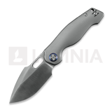 Kunwu Knives - Verta Gringo - Orange Peel Texture Ti - Satin