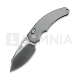 Kunwu Knives - X-Padre - Orange Peel Texture Ti - Satin