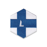 Lamnia - Finland National Flag Hexagon