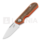 Liong Mah Designs - Traveller Spear Point, Brown Micarta