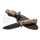 Lionsteel - T5 - Blackwash - Micarta Natural