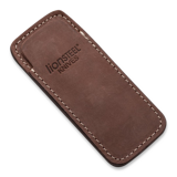 Lionsteel - Vertical leather sheath with clip, 褐色