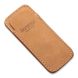 Lionsteel - Vertical leather sheath with clip, sand