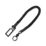 Logical Carry - LMK Stretchy Lanyard + Ti Carabiner + Swivel, 검정