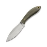 LT Wright - Small Northern Hunter AEB-L, high flat, green micarta