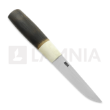 M.M Custom Knives - Puukko, Burnt oak / moose antler