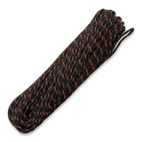 Marbles - Paracord 550, Black/Orange Reflective 30,5m