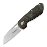 Maserin - FOLDING KNIFE,M390-GOLD FAT CARB.HD