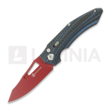 Maxace - Babylon-A, Blue Carbon Fiber, Red Cerakote