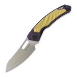 Maxace - Black Mirror S, Purple G-10 & Yellow Aluminum