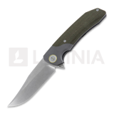 Maxace - Goliath 2.0 CPM S90V Bowie, green canvas micarta