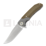 Maxace - Goliath 2.0 M390 Bowie, green canvas micarta