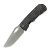 McNees Custom Knives - Little Dixon, Antique Frag Titanium