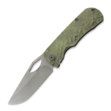 McNees Custom Knives - Little Dixon, Green/Bronze Rock Titanium