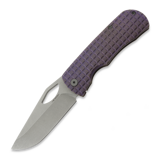 McNees Custom Knives - Little Dixon, Violet Frag Titanium
