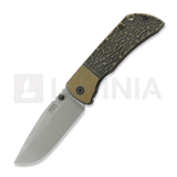 McNees Custom Knives - MAC2 3.5 - ATOMIC DP - BLK/BRZ - JIGGED BLSTR - SG