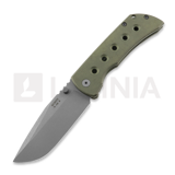 McNees Custom Knives - MAC2 3.5 - ATOMIC - GRN/BRZ - SPEEDHOLES