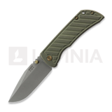 McNees Custom Knives - MAC2 3.5 - ATOMIC SP - GRN/BRZ - FASTBACK - HG