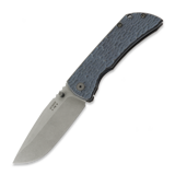 McNees Custom Knives - PM MAC2 3.5 DP, Blue/Bronze Jig Titanium