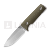 Medford - Bushcrafter, 3V Tumbled Blade, OD Green G10