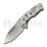 Medford - Micro Ti S45VN Satin DP, Brushed Silver "Stained Glass"