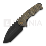Medford - Prae T, S35VN PVD Tanto Blade, Gold GunGrip