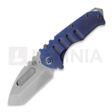 Medford - Prae T, S45VN Tumbled Tanto Blade, Blue