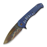 Medford - Praetorian Slim Flipper, S35VN Vulcan DP, Blue, Flm Hw