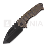 Medford - Praetorian Ti S35VN PVD Tanto, BB/Brsh Bronze Handles