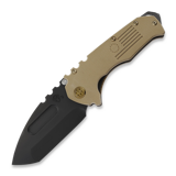 Medford - Scout M/P, D2 PVD Tanto Blade, Coyote G10