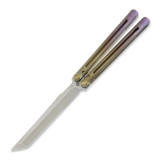Medford - Viceroy S35VN Tumbled Tanto, Violet Fade