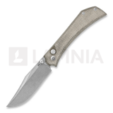 Mercury - Amon - Elmax - Green Canvas Micarta