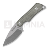 Mercury - Kali - Drop Point - Green Canvas Micarta