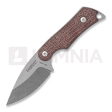 Mercury - Kali - Drop Point - Red Burlap Micarta