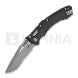 Microtech - Amphibian Apocalyptic finish, Fluted G10 Black