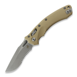 Microtech - Amphibian Apocalyptic Partial Serrated, Fluted G10 Tan