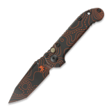 Microtech - Auto LUDT Gen III Signature Series Topo Black Orange