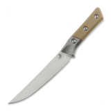 Microtech - Boning Knife 6" Bolstered - Stonewash - Coyote G10