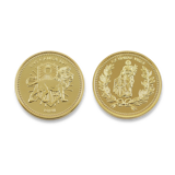 Microtech - Custom Continental Coin 24K Gold Embellished