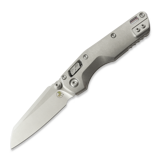 Microtech - MSI Mini Ram-Lok Stonewash Purple Slab Titanium, purple accent