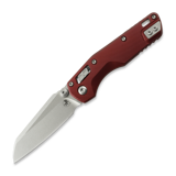 Microtech - MSI Mini Ram-Lok Stonewash Standard Fluted Aluminum Merlot