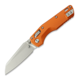 Microtech - MSI Mini Ram-Lok Stonewash Standard Fluted Aluminum Orange